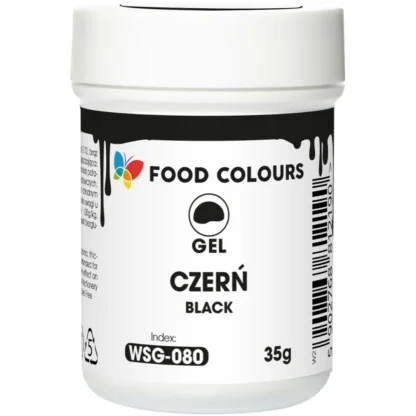 Barwnik w żelu Foodcolours - Czarny 35g