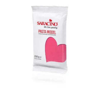 Masa cukrowa do modelowania - Saracino - Fuksja - 250 g