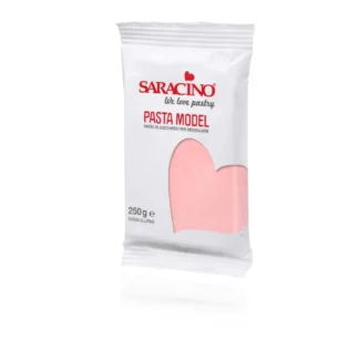 Masa cukrowa do modelowania - Saracino - Różowy - 250 g