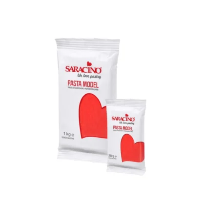 Masa cukrowa do modelowania - Saracino - Czerwona- 250 g