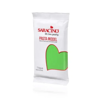 Masa cukrowa do modelowania - Saracino - Jasny Zielony - 1 kg