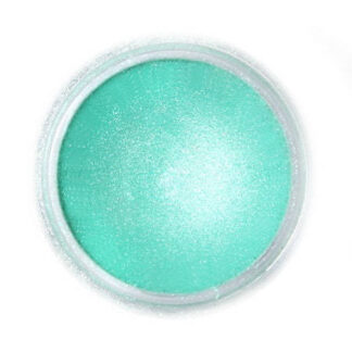 Metaliczny, perłowy barwnik spożywczy w proszku Fractal - Aurora Green, Zieleń Aurora (2 g)