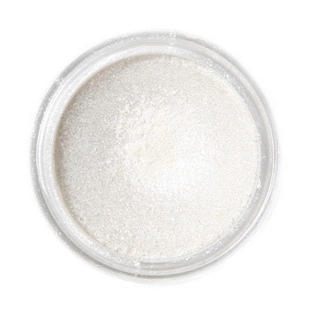 Metaliczny, perłowy barwnik spożywczy w proszku Fractal - Sparkling White, Błyszcząca Biel (3,5 g)