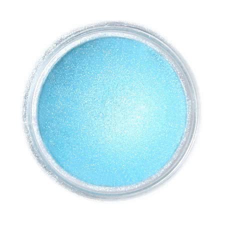 Metaliczny, perłowy barwnik spożywczy w proszku Fractal - Frozen Blue, Mroźny Niebieski (3 g)