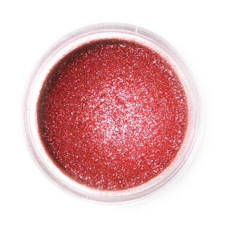 Metaliczny, perłowy barwnik spożywczy w proszku Fractal - Sparkling Deep Red, Błyszczący Głęboki Czerwony (3,5 g)