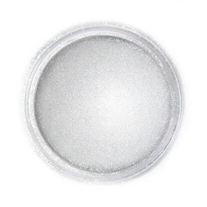 Metaliczny, perłowy barwnik spożywczy w proszku Fractal - Light Silver, Jasny Srebrny (3 g)