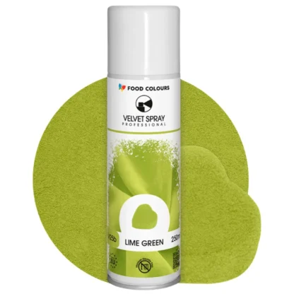Zamsz w sprayu VELVET SPRAY PROFESSIONAL - Lime Green 250 ml (limonkowy zielony, bez E171)