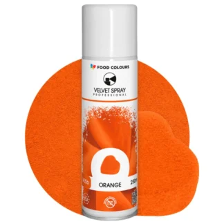 Zamsz w sprayu VELVET SPRAY PROFESSIONAL - Orange 250 ml (pomarańczowy, bez E171)