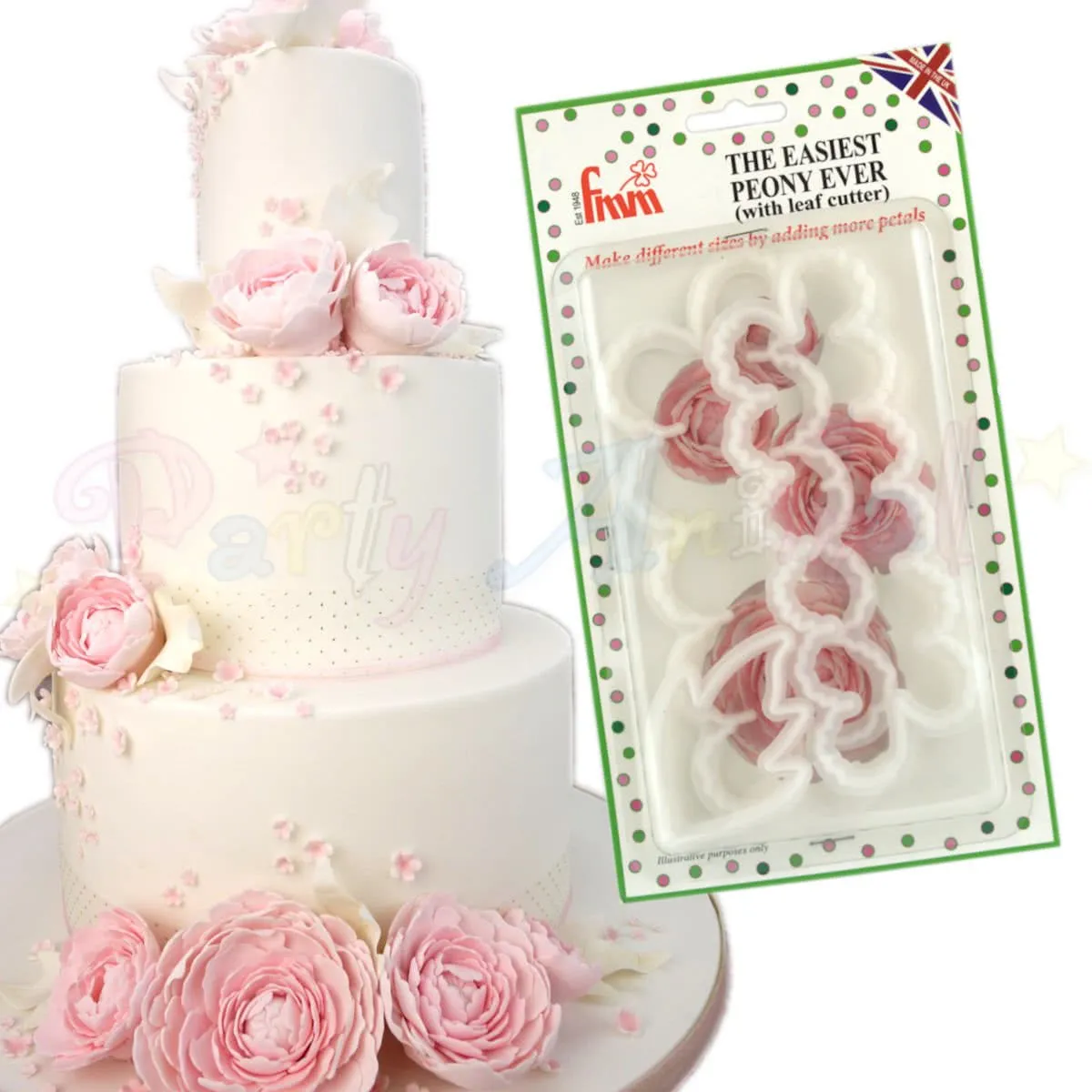 FMM CUTEPEONYV Super Wykrawaczki do Piwonii (3 szt.) - obrazek 3