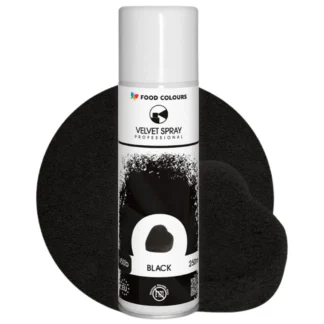 Zamsz w sprayu VELVET SPRAY PROFESSIONAL - Black 250 ml (czarny, bez E171)