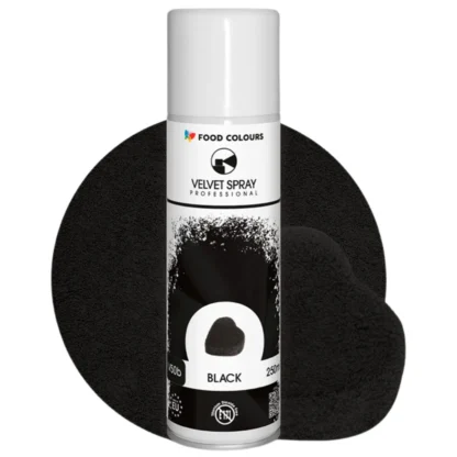 Zamsz w sprayu VELVET SPRAY PROFESSIONAL - Black 250 ml (czarny, bez E171)