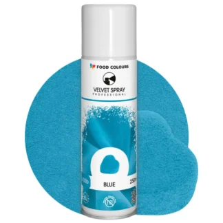 Zamsz w sprayu VELVET SPRAY PROFESSIONAL - Blue 250 ml (niebieski, bez E171)
