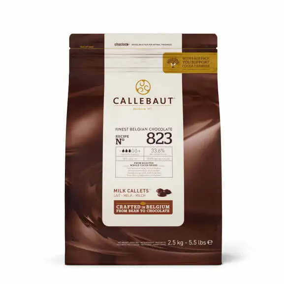Czekolada mleczna 823 - Barry Callebaut 33,6% 3/5 - 2,5 kg