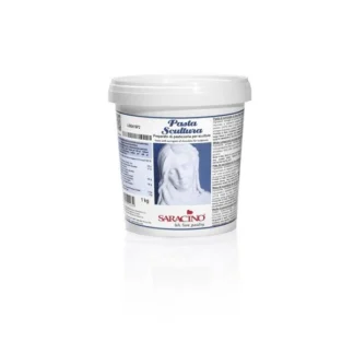 Saracino Pasta Scultura - biała masa cukrowa do rzeźbienia aka DECOCHOC - 1 kg