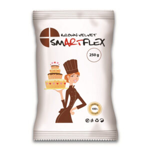 zdjęcie Smartflex Brown Velvet – brązowa masa cukrowa 0,25 kg – smak waniliowy