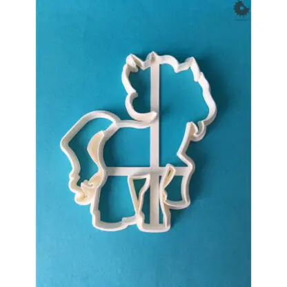 Foremka na tort lub ciasteczka Elegancki Unicorn - Miniowe Formy - 10 x 8,8 cm