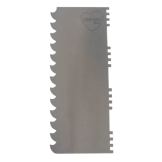 Metalowa Skrobka/Packa/Blaszka do tortów - Mix 19,5 cm - Miniowe Love