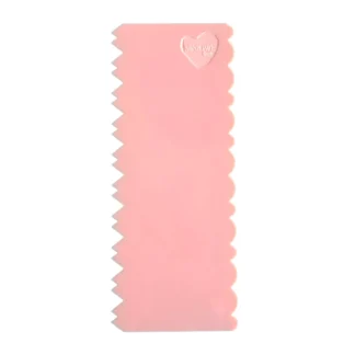 Akrylowa packa do tortów - Kontrast 19,5 x 8 cm - Miniowe Love