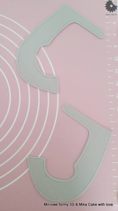 Foremka do masy cukrowej – Misiowe Butki 8 cm - Miniowe Formy