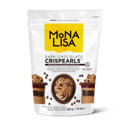 Czekoladowe perełki Crispearls™ Ciemne – Mona Lisa – 0,8 kg