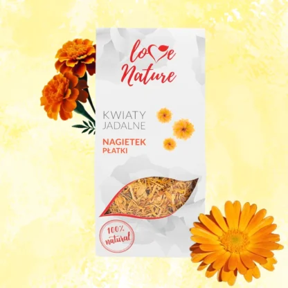 Kwiaty jadalne - Nagietek Płatki 20g