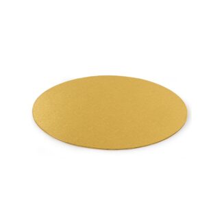 Cienki podkład pod tort Okrągły Złoty Ø 25 cm, h 0,3 cm Decora