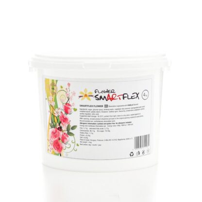 Smartflex Flower - masa do kwiatów cukrowych - 4 kg - smak waniliowy