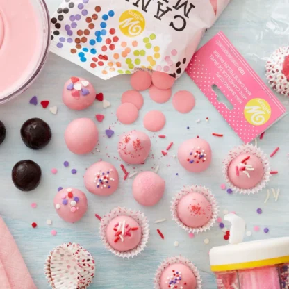 Candy Melts Różowe Pastylki do Polewy i Cakepops - 125 g - Wilton