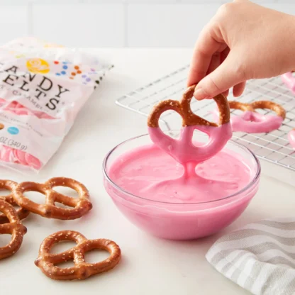 Candy Melts Różowe Pastylki do Polewy i Cakepops - 125 g - Wilton