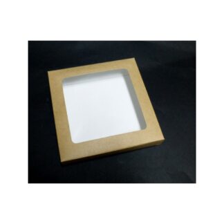 Pudełko na pierniczki z okienkiem - EKO - 15x15x2 cm