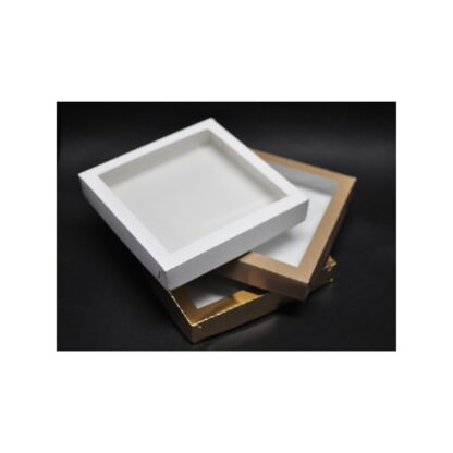 Pudełko na pierniczki z okienkiem - EKO - 25x25x4 cm