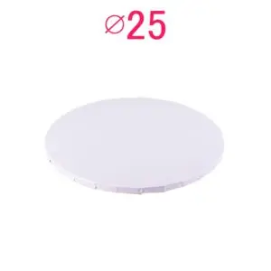zdjęcie Podkład pod tort okrągły Biały Ø 25 cm, h 1 cm – PC Julita