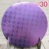 Gruby, sztywny podkład pod tort, ciasto okrągły - Fioletowy - średnica: 30 cm, grubość: 1 cm - Podkłady Cukiernicze Julita