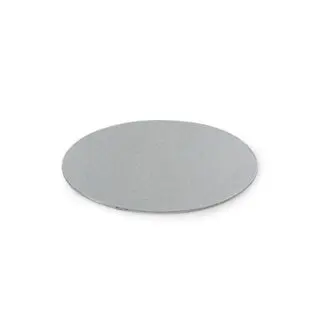 Cienki podkład pod tort Okrągły Srebrny Ø 20 cm, h 0,3 cm Decora