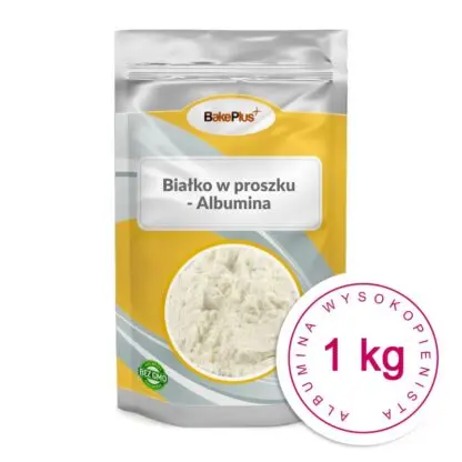 Albumina wysokopienista, białko w proszku, zamiennik białka świeżego - 1 kg