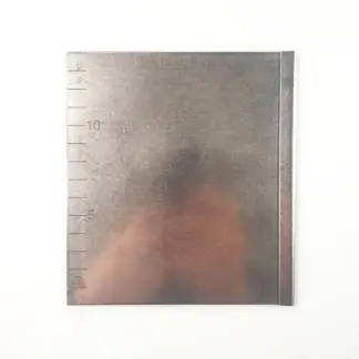 Metalowa Skrobka do Wygładzania Boków Tortów - Japonka wysokość - 14 cm - Dorosiowe Ranty