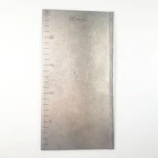 Metalowa Skrobka do Wygładzania Boków Tortów - Japonka wysokość - 25 cm - Dorosiowe Ranty