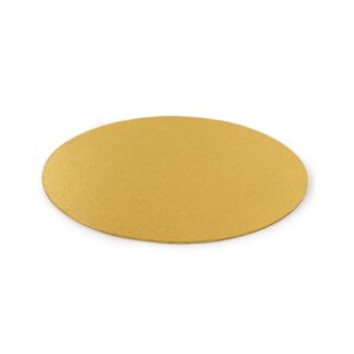 Cienki podkład pod tort Okrągły Złoty Ø 28 cm, h 0,3 cm Decora