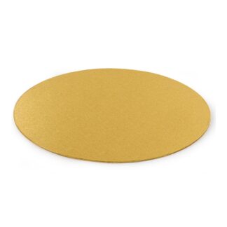 Cienki podkład pod tort Okrągły Złoty Ø 32 cm, h 0,3 cm Decora