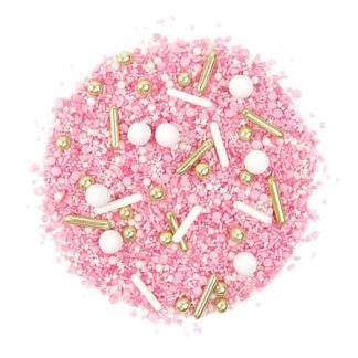 Cukrowa Posypka Silky Pink - 90 g - Słodki Bufet