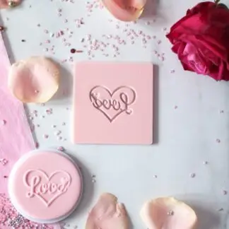 Stempel Dekoracyjny - Love w Sercu - Miniowe Formy