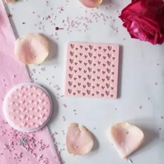 Stempel Dekoracyjny - Serce fikuśne ramka - Miniowe Formy