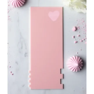 Packa do tortów - Miniowe Love - Niskie paski 19,5 cm