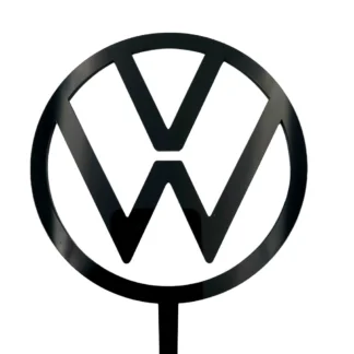 Topper Auto Logo II - 12 cm - Czarny - Miniowe Formy