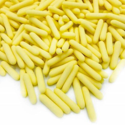 Cukrowa Posypka Pałeczki Yellow Rods Dull - 90 g