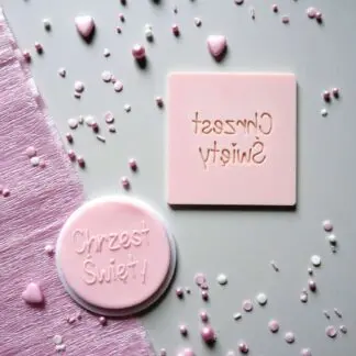 Stempel Dekoracyjny - Chrzest Święty słodki