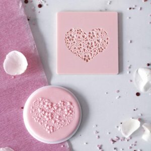 zdjęcie Stempel Dekoracyjny – Kwiatowe serce – Miniowe Love