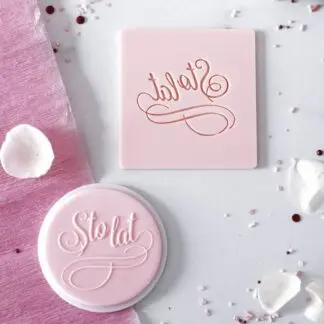 Stempel Dekoracyjny - Sto lat eleganckie - Miniowe Formy