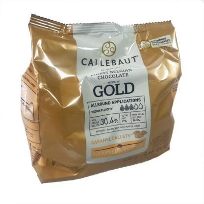 Czekolada karmelowa złota Gold Barry Callebaut - 0,4 kg - CHK-R30GOLD-E0-D94