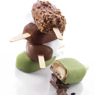 Forma silikonowa Classic Lody Cakesicles - 9,3x4,9 cm - 2 szt.